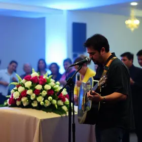 velório de Rick Sollo
