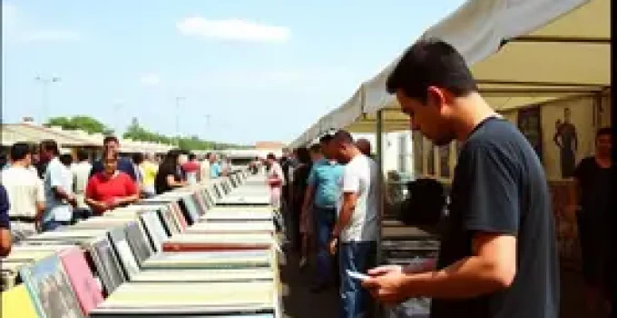 Feira de vinil em Sorocaba