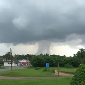 alerta de tempestade e granizo em Sorocaba