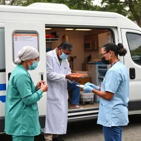 Médico na Praça