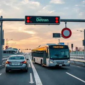 operação de trânsito