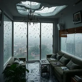 temporal com granizo