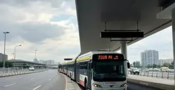 linha de ônibus